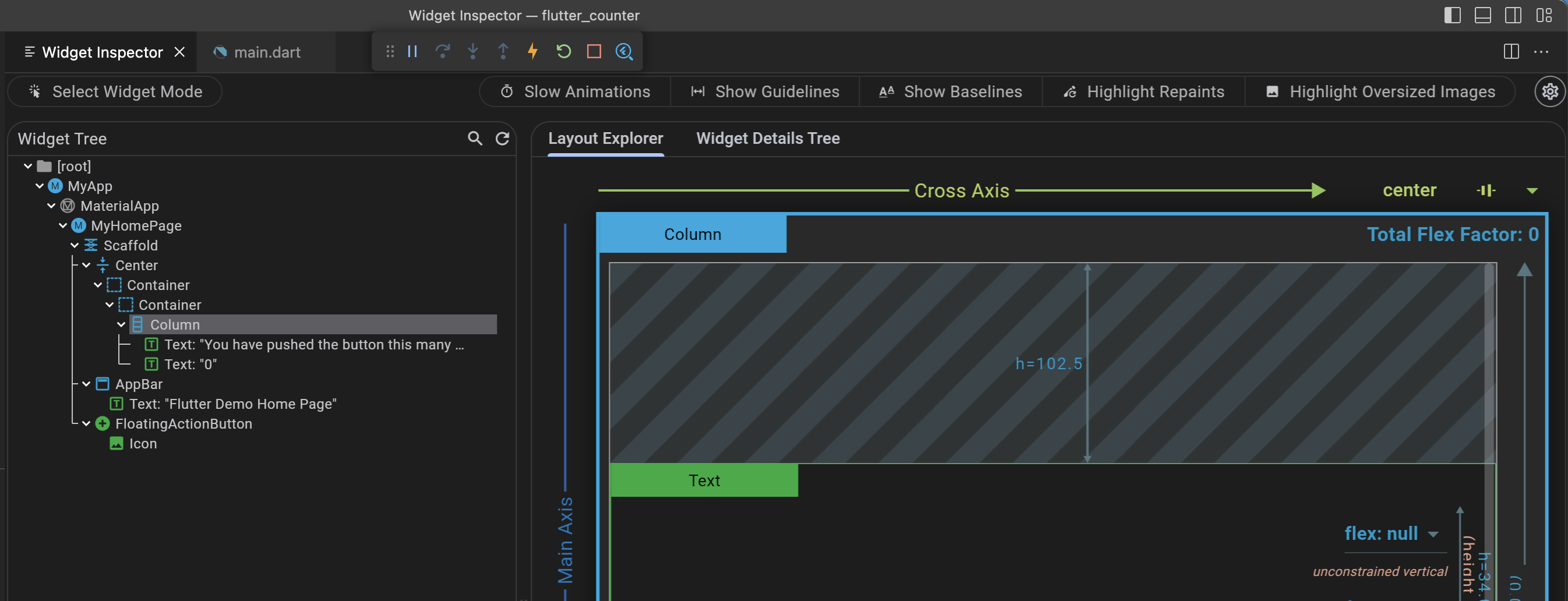 Screenshot showing DevTools embedded in VS Code